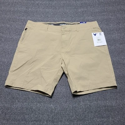 Pantalones Cortos Company 81 Para Hombre 36 Caqui Elastizados Malla Bolsillos Playa Fiesta Senderismo  Foto 1 de 4