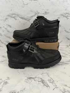 Polo Ralph Lauren Dover Utility Ranger Country Leather Boots Oslo Men’s Size 14 - Picture 1 of 10