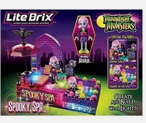 Lite Brix Moonlight Monsters Spooky Spa Used Free UK Delivery - Picture 1 of 1