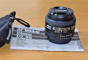 Nikon AF Nikkor 24mm f/2.8 D Wide Angle Lens MINT - Picture 1 of 5