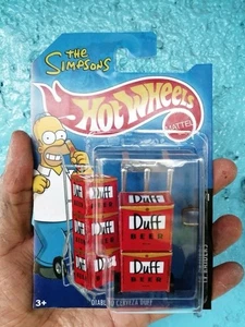 1:64 Mexico CUSTOM Diablito Cerveza Duff Beer Hotwheels The Simpsons Mexican Toy - Picture 1 of 5