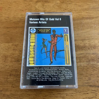 Motown Hits Of Gold Vol.6 Cassette   1985. Ex/Ex. - Image 1 of 4