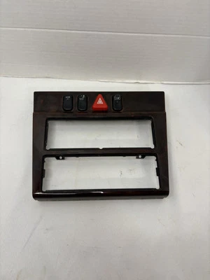 1998 - 2002 MERCEDES BENZ C280 C230 OEM GRÃO DE MADEIRA CLIMA RÁDIO MOLDURA ACABAMENTO MB2 - Imagem 1 de 4