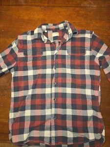 Camisa de franela Jachs talla LT [Rojo, Azul Blanco] Camisa a cuadros - Imagen 1 de 6