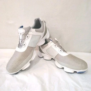 FootJoy HyperFlex Mens Golf Shoes Sz 11M 51053C Grey White Blue w Cleats - Picture 1 of 10