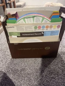 Cyclo Teacher Learning Aid Set World Book Encyclopedia Home School Study Vintage - Picture 1 of 5