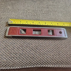 Vtg JOHNSON LEVEL & TOOL  STRUCTO-CAST  9" TORPEDO LEVEL AND  8" SLIDING T BEVEL - Picture 1 of 9