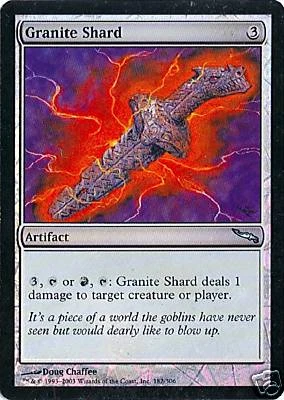 MTG - Mirrodin - Granite Shard - Foil - NM - Image 1 of 1