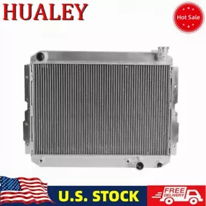 For 1981-1990 Toyota Land Cruiser FJ60 FJ65 4.0L 4.2L L6 AT 3 Row Alloy Radiator - Picture 1 of 8