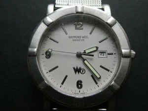 RAYMOND WEIL W1 UHR 6100 MIT KETTENHEMD ARMBAND IN TOP ZUSTAND - SCHÖN - Bild 1 von 8