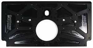 NEW SPRINT CAR REAR MOTOR PLATE,BLACK,RAISED RAIL,XXX,MAXIM,EAGLE,WOO,ASCS,OCRS - Picture 1 of 1