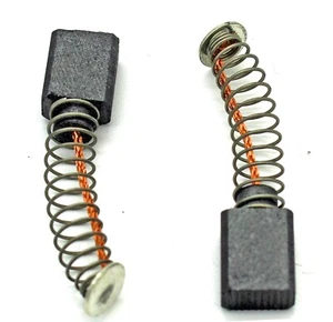 RC-180332 Spazzole Carbone Paio, 5x8x10mm per P. Es. AEG B500 (357040), Uvm - Imagen 1 de 3