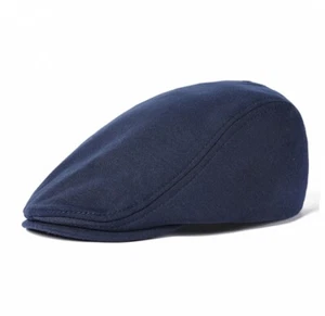 Frühling Einfarbig Flatcap Baumwolle Hüte Cabbie Mütze Herren Baskenmütze Schirmmützen - Bild 1 von 28