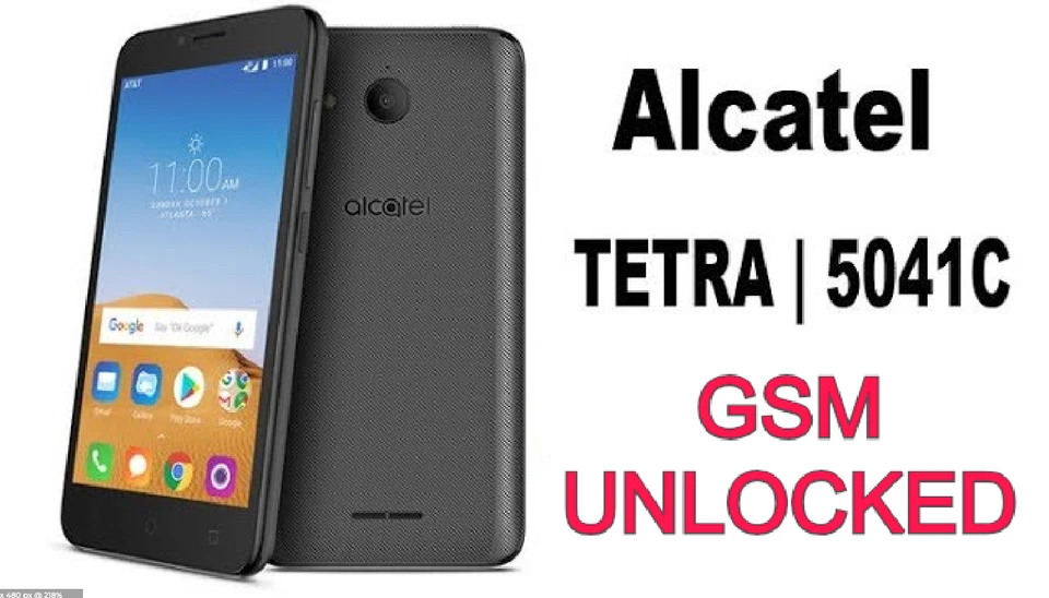 UNLOCKED Alcatel TETRA 5041C (16GB) Android 4G LTE Smart Phone / AT&T T-Mobile - Image 1 of 1
