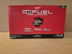 Brand New Milwaukee 2521-20 M12 FUEL 12V 5-3/8" Circular Saw - Bare Tool - Picture 1 of 2