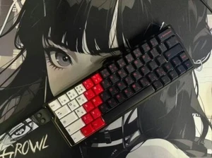 Kabuki Snow female Keyboard Cap PBT Anime Magnetic Shaft Keyboard Cap - Picture 1 of 10