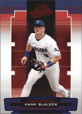 2005 (RANGERS) Absolute Memorabilia Red #10 Hank Blalock