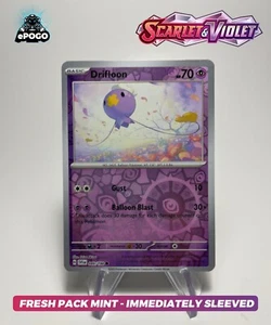 Drifloon 089/198 Reverse Holo Pokémon TCG: Scarlet & Violet Base FRESH MINT 👻 - Imagen 1 de 2