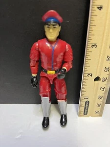 1993 GI JOE Capcom Street Fighter 2 M. Bison Loose Action Figure Vintage v1 Red - Picture 1 of 3