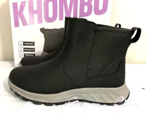 NEW Khombu Women's Dusk All-Weather Memory Foam Ankle Boot - PICK SIZE - BLACK - Picture 1 of 8