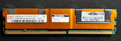 RAM HYNIX HYMP525F72CP4N3-Y5 Memoria ECC 2 GB (1x2GB) 2Rx4 PC2-5300F DDR2-667MHz - Immagine 1 di 4
