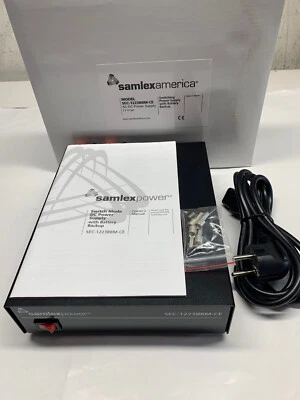 Samlex SEC-1223BBM CE Desktop Schaltnetzteil mit Batterie-Backup 230VAC - Bild 1 von 4