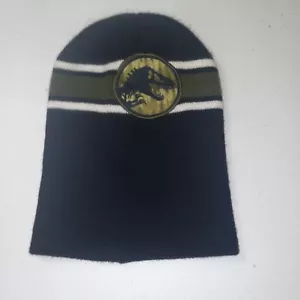 Jurrasic World Totenkopf Mütze/Beanie schwarz, grün & weiß - Bild 1 von 3