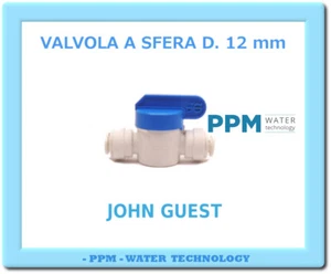 VALVOLA ACQUA D. 12 MM MISCELATORE RICAMBIO OSMOSI INVERSA - RACCORDO RAPIDO - Picture 1 of 4