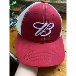 Vintage Budweiser Embroidered ‘B’ Logo Snapback Trucker Hat – Excellent Conditio - Picture 1 of 6