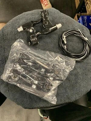 Clarks Front & Rear V-Brake Set w/ Levers, Calipers, Cables, Pipes & Boots - Image 1 of 4