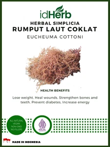 [idHerb] 50-400 Gramm getrocknete Cottonii Algen Eucheuma Cottoni Bio Wildgefertigt - Bild 1 von 3