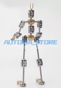 Scheletro pupazzo SMA-25 25 cm in acciaio inox per stop motion maschile animazione fai da te - Foto 1 di 5