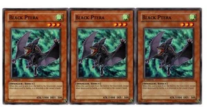 Yugioh - 3X Ptera Negro - Común - 1a Edición - POTD-EN018 - Casi Como Nuevo - Imagen 1 de 1