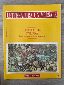 Letteratura Universale Letteratura Italiana n.9 Storia, teatro e scrittura l - Picture 1 of 1