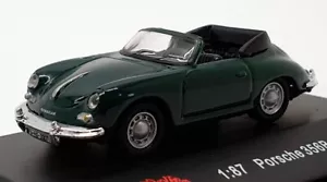 High Speed 1/87 Scale Model Car 111 - 1959 Porsche 356B - Green - Picture 1 of 5