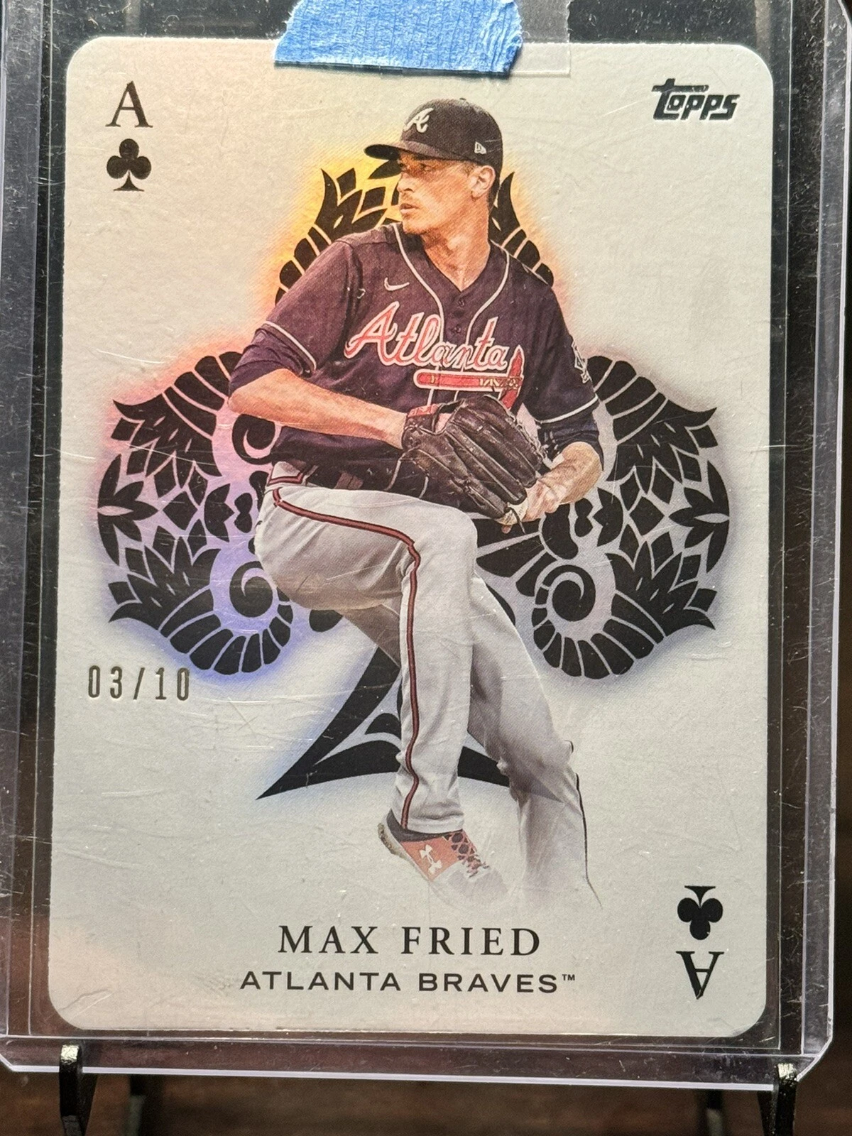 2023 Topps All Aces Card #AA-20 Max Fried Red Back /10 Braves I108