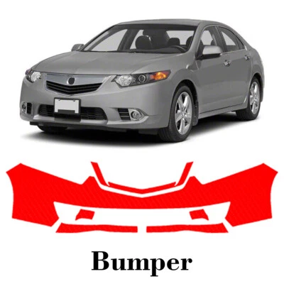 Front bumper PreCut PPF Paint Protection Film For Acura TSX 2009-2010 - Image 1 of 4
