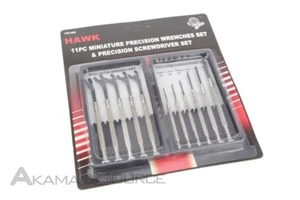 11tlg Miniatur Präzisions Schraubenschlüssel Schraubendreher Set Hobby RAR Werkzeug - Bild 1 von 1