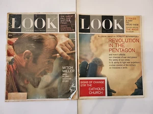 (2) VINTAGE LOOK MAGAZINE: April 23 1963 & December 5 1961 - Picture 1 of 10