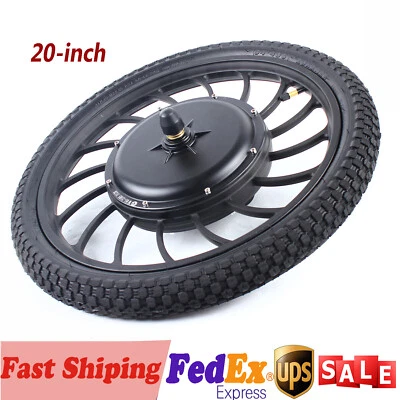 20 inch Hub Motor Ebike Front Wheel Electric Bicycle Motor Conversion Kit 48 V - Image 1 of 4