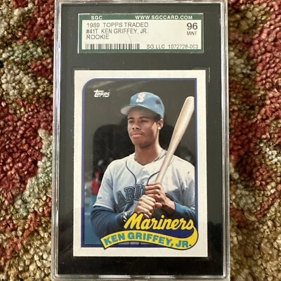 1989 Topps Traded Box Set Ken Griffey Jr #41T SGC Mint Grade 96. - Изображение 1 из 3