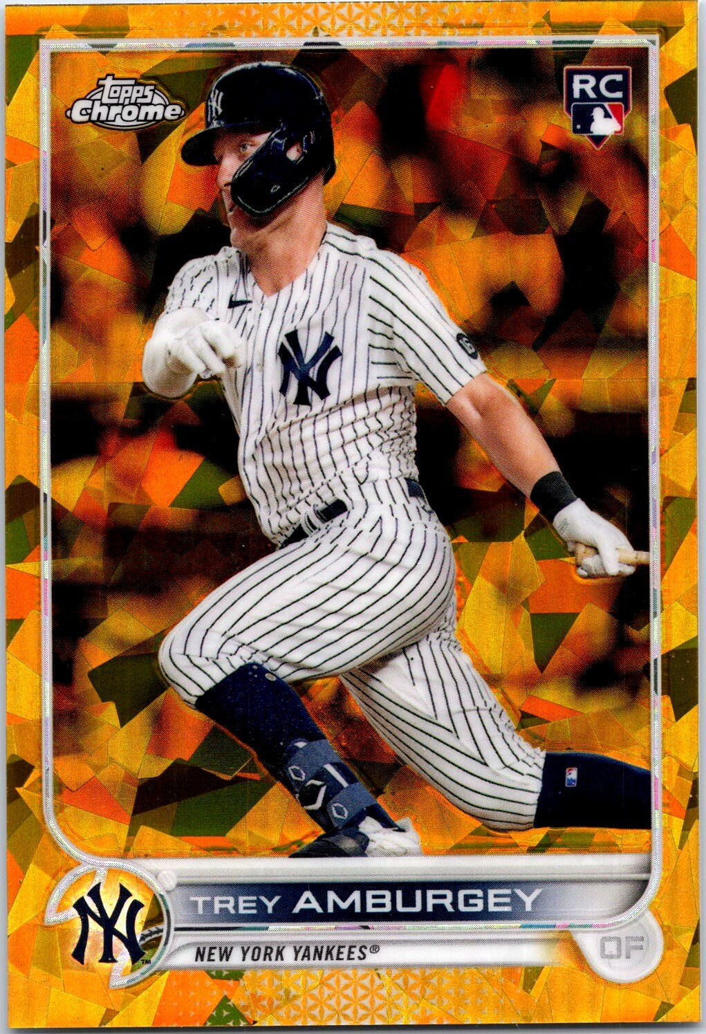 2022 Topps Chrome Sapphire Edition Gold /50 Trey Amburgey #263 Rookie RC P120