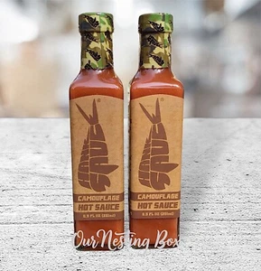 2 Hank Camouflage Hot Sauce 8.5oz Each - Picture 1 of 3