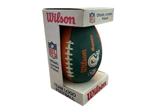 Vintage Wilson NFL American Football Boxed Miami Dolphins Retro Ball (N - Foto 1 di 11