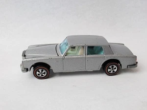 HOT WHEELS REDLINE ROLLS ROYCE SILVER SHADOW GREY ENAMEL WHITE INT. VERY NICE! - Picture 1 of 9
