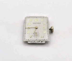 Vintage Waltham 750-B 17J Mechanical Wrist Watch Movement For Parts Or Repair - Bild 1 von 3