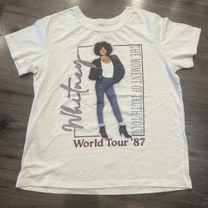 Camiseta Whitney Houston The Moment Of Truth World Tour 87, mediana, 1987 - Imagen 1 de 4