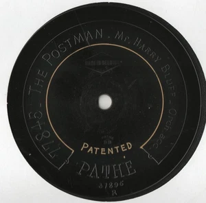 HARRY BLUFF MUSIC HALL 9.5 CENTER START PATHE - THE POSTMAN - GEOGRAPHY - EX CON - Bild 1 von 3
