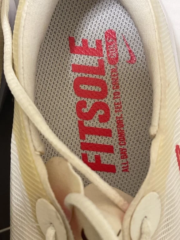 Zapatos de golf Nike Ace Summerlite para mujer con detalles rojos talla 8 DA4117-100 S75 Foto 1 de 4