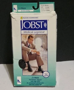 Jobst Kompressionsstrümpfe 20-30 mmHg Herren klein oberschenkelhoch schwarz medizinische Beinbekleidung - Bild 1 von 7